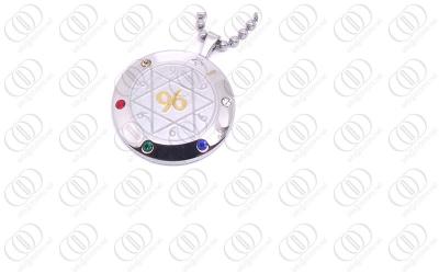 China Round 316L Stainless Steel Pendants in 69 Design Multi Color Crystals for sale