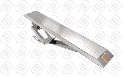 China Classic 18K Rose Gold Tie Clips Cufflinks OEM / ODM Jewelry Stainless Steel for sale