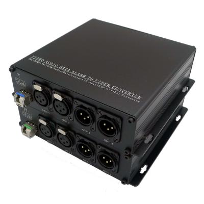China Bi-Di XLR balancierten Audio zu Faser-Konverter 2-Ch 3 Pin XLR zu verkaufen