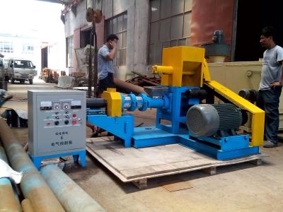 China ISO Output 1mm~6mm de flutuação do tamanho da máquina da extrusora da alimentação dos peixes 22KW à venda