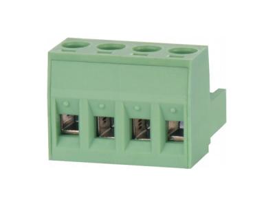 Chine L'entrée de câblage horizontale solide du connecteur de bloc de borne pluggable homologué UL CE 4P à vendre