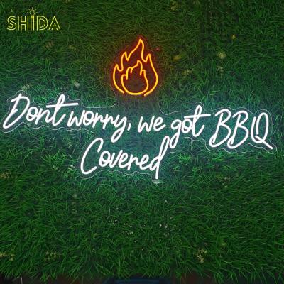 China Easy Installation Indoor Led Advertising Rope Words Signs Flex Strip Custom Neon Lights Lighting Prices Wedding Bar Party Decoration for sale