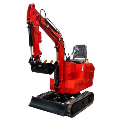 China Excavadora HT-10D 1T Mini com ventoinha de curso de furos e motor Briggs Stratton opcional à venda
