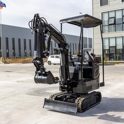 China HT-10E mini escavadeira 2200mm comprimento de transporte 2195mm altura total cabine teto para versátil à venda