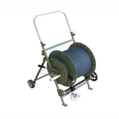 Chine Rouleaux électriques flexibles de chariot d'enrouleur de câbles optiques de fibre avec le frein à vendre
