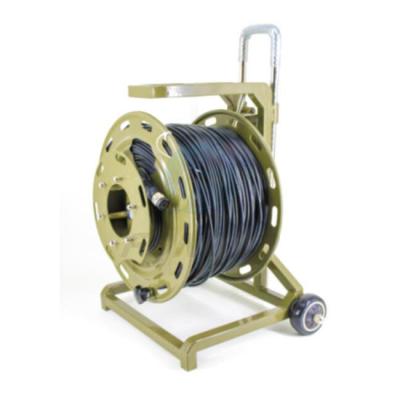 Chine Chariots blindés mobiles escamotables d'enrouleur de câbles optiques de fibre de fil à vendre