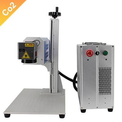 China Air Cooled 30W/40W/60W CO2 Laser Marking Machine for sale
