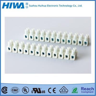 China PA66 / PP Bright Brass Copper Alloy Terminal Block With CE Certificate for sale