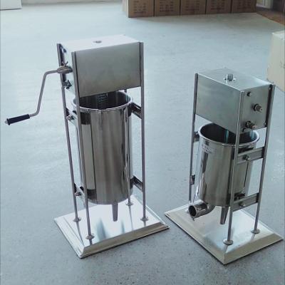 China Hotels manual sausage making machine 10L sausage stuffer for sale parts for sausage maker stuffer for sale