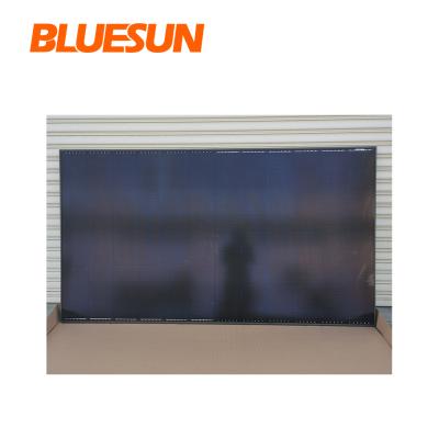 China Bluesun Solar Power System Felt Solar Panel 166 Solar Panel All 500watt 36v Black Mono Solar Panel For EU Market à venda