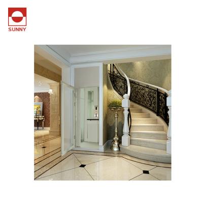 China Villa Load 250 - 400kg Home Elevator High Safety And Quality Villa Elevator for sale