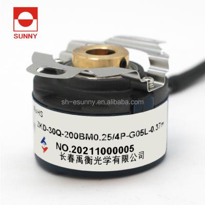 China Traditional elevator encoder ZKD-30Q- 200BM0.25-4P- G05L-0.37M for sale