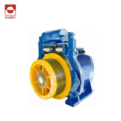 China Modern AC380V Elevator Heavy Load Motor Tration Machine for sale