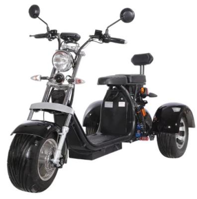 China Adult 2000w 3 Wheel Fat Tire Electric Scooter With Seat For Adults 12AH 20AH 40AH for sale