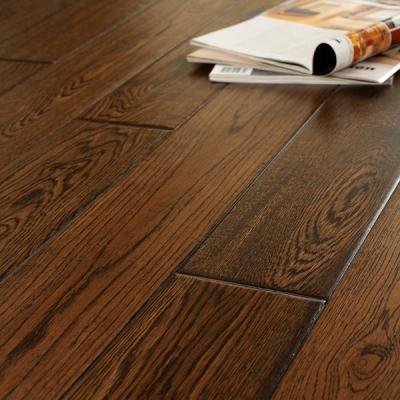 China Oak Engineered Flooring ,brushed, UV lacquer for sale