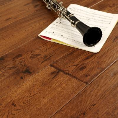 China Oak Engineered Flooring ,brushed, UV lacquer for sale