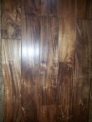 China Acacia Solid flooring, Satined Color for sale