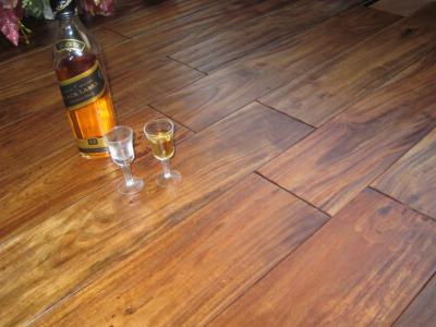 China Acacia Solid flooring, golden color for sale