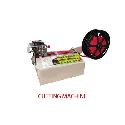China Automatic Automatic Polyester Sling Strap Webbing Tape Cutter Nylon Cutting Machine for sale