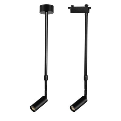 China Modern Indoor Led Suspended Light Black 7W Track Spotlight For Restaurant Lighting for sale