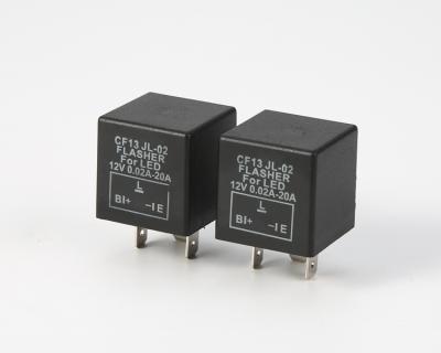 China Sealed Adjustable Flasher High Power Black Square Auto Flasher Relay For Car for sale