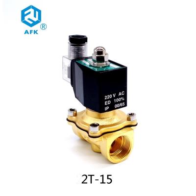 Chine Pouce électrique en laiton 220V de la vanne électromagnétique de gaz naturel 1/2 à vendre