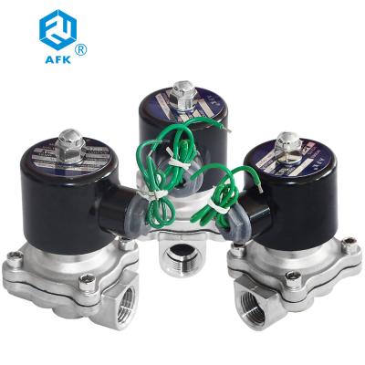 China AC380V Diaphragm Stainless Steel Solenoid Valve Pilot Operating for sale