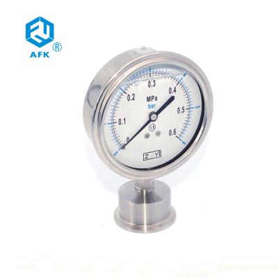 China diafragma sanitario AFK de 60kPa 3m m Dia Digital Gas Pressure Gauge en venta