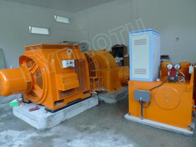 China Sistema síncrono trifásico de la excitación del generador de la CA con la turbina hidráulica/la turbina del agua en venta