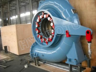 Chine turbine de l'eau de 1500Kw Francis avec des ailettes du guidage de contre- poids à vendre