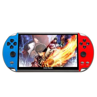 China X12 Plus 7 Inch HD Big Screen Built-in Classic Portable Pocket Game Player 10000+ Games Retro 16G Mini Handheld Game Console 7.1