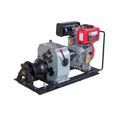 China CRANE 5 Ton Variable Speed Diesel Power Cable Pulling Winch for sale