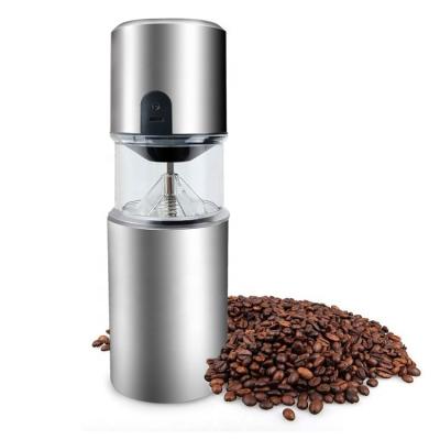 China 2021 Household New Arrival Portable Steel Ceramic Rechargeable Coffee Grinder Usb Mini Electric Coffee Grinder Stainless for sale