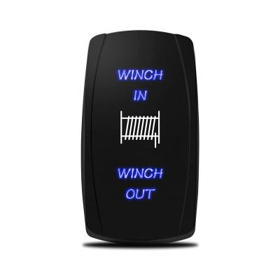 China Rocker Switch 12v 12v 20a RV Truck ON OFF Boat On Off Winch Rocker Switch With Blue Led OEM ODM Rocker Switches Price for sale
