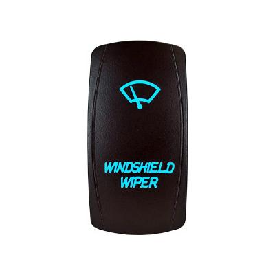 China ON-OFF Rocker Switch 6 Pin Ip 66 5pin 12v/24v Waterproof Blue Led Spot Light Momentary Rocker Switch For Car Boat for sale