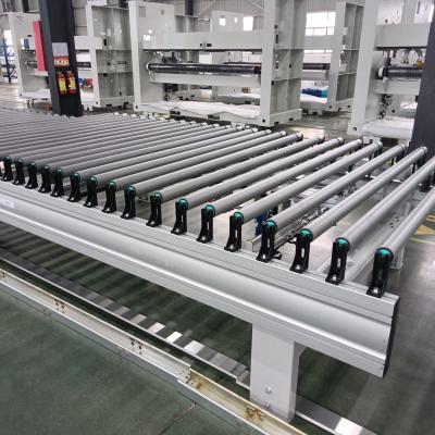 China Packing Line Custom Stainless Steel Assembly Line Portable Servo Roller Flip Conveyor for sale