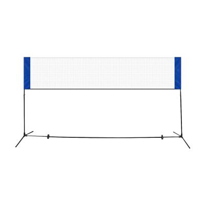 China Portable Foldable Badminton Tennis Volleyball Set Post Net Frame for sale