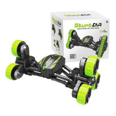 China 2022 New Product RC Hobby 360 Degree Rotation Stunt 2 in 1 Remote Control Car 2.4G Electric High Speed RC Car for sale