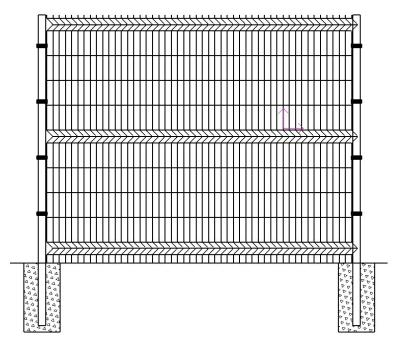 China Chinese factory hot dipped galvanized 6ft tall 3d fence wire mesh for sale