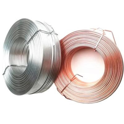 China Cheapest China Factory Copper Zinc Coated Galvanized Flat Stitching Wire for sale