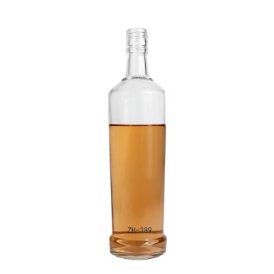 China Rum Juniper Liquor Whiskey Brandy Whiskey Rum Glass Bottle 700ml Wine Glass Bottles With Caps For Empty Whiskey Bottles for sale