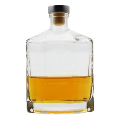China Wholesale Clear Glass Bottle 300ml Storage Factory High Quality Manufacture Wine Glass Bottles With Cork for sale
