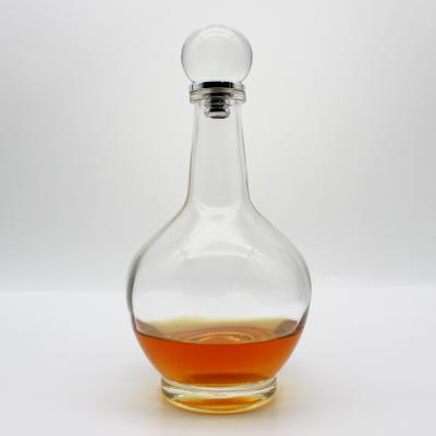 China Wine Golf Glass Bottle Cocktail Glass Bottle Liquid Fruit Wine Rolling Private Bottles With Glass Cap Cork for sale