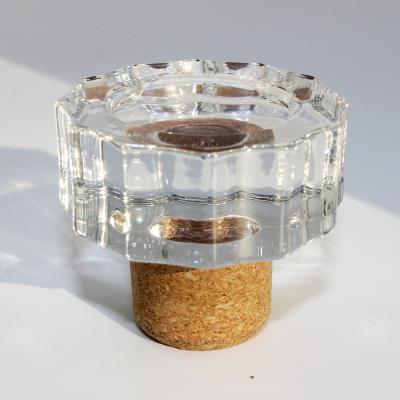 China Non Spill China Factory Wholesale Classic Glass Cap Closure Glass Stopper For Bottles for sale