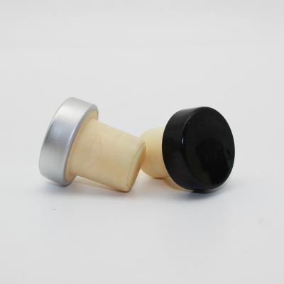 China Fashionable wholesale custom made high quality aluminum bottle cork stopper for liuor cap for sale