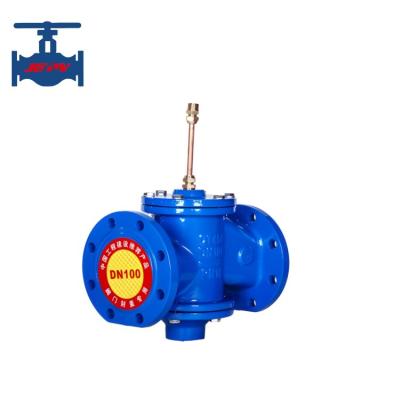 China Válvula de controlo de pressão diferencial automática com ligação de flange à venda