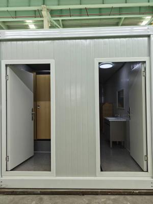 China Dual Compartment Mobile Toilet Container Stainless Steel Eco Friendly for sale