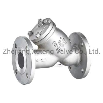 Chine Filtre en acier inoxydable à bride surélevé GL41H-150LB Structure avec paiement initial à vendre