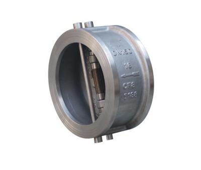 Chine DN50-600 soupape de contrôle à double disque de type gaufre H76H-16P avec direction de débit bidirectionnelle à vendre
