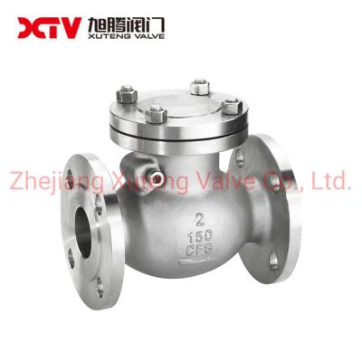 Chine Ventilateur de vérification de balancement de la bride en acier inoxydable Pn16 H44W pour les applications maritimes à vendre